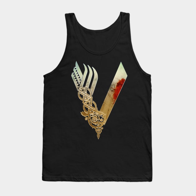 Vikings Gold Tank Top by ChrisHarrys